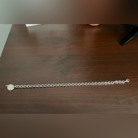 Return to Tiffany Oval Tag Necklace, Sterling Silver